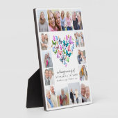 In Love Memory Butterfly Herzfoto Collage Fotoplatte (Seite)