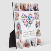 In Love Memory Butterfly Herzfoto Collage Fotoplatte (Seite)