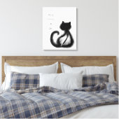In Love Memory Canvas Print Leinwanddruck (Insitu (Schlafzimmer))