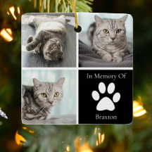 In Love Memory Cat Memorial Custom Pet Foto