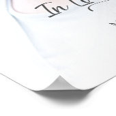 In Love Memory Classic Foto Poster (Ecke)