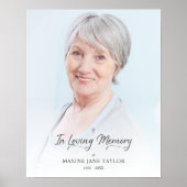 In Love Memory Classic Foto Poster (Vorne)