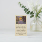 In Love Memory Country Memorial Card Visitenkarte (Stehend Vorderseite)