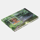 'In Love Memory' Creek Forest Foto Gästebuch (Ecke)