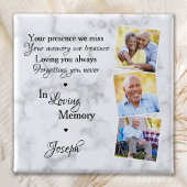 In Love Memory Custom 3 Foto Memorial Beerdigung Button