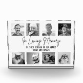 In Love Memory Custom 8 Foto Wedding Memorial (Vorderseite)