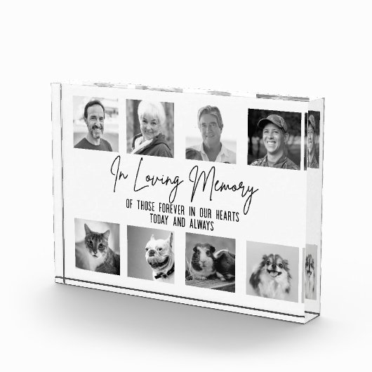 In Love Memory Custom 8 Foto Wedding Memorial (Rechts)