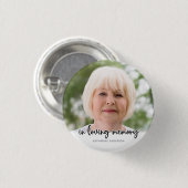 In Love Memory Custom Foto Memorial Beerdigung Button (Vorne & Hinten)