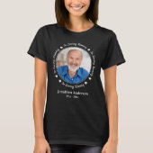In Love Memory Custom Foto Memorial Walk T-Shirt (Vorderseite)