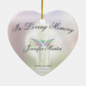 In Love Memory Custom Memorial Keramik Ornament (Hinten)
