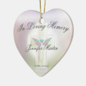 In Love Memory Custom Memorial Keramik Ornament (Links)