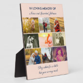 In Love Memory Custom Zitat 9 FotoCollage Fotoplatte (Seite)