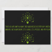 In Love Memory Dandelion Art (Rückseite)