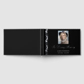 In Love Memory Elegant Geblüht Gästebuch (Voll)