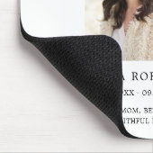 In Love Memory Elegant Script Memorial Mousepad (Ecke)