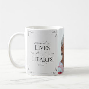 In Love Memory Elegante Tribute Light Gray Coffe Kaffeetasse
