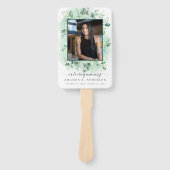 In Love Memory Eucalyptus Greenery Services Fächer (Vorderseite)