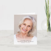 In Love Memory Folded Memorial Prayer Card (Vorderseite)