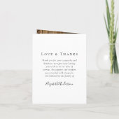 In Love Memory Folded Memorial Prayer Card (Rückseite)