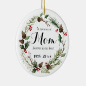 In Love Memory for Mama Ornament Weihnachtsgeschen (Rechts)