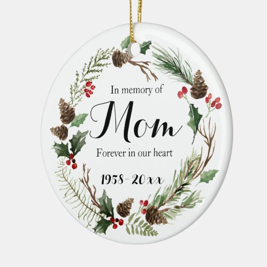 In Love Memory for Mama Ornament Weihnachtsgeschen (Links)