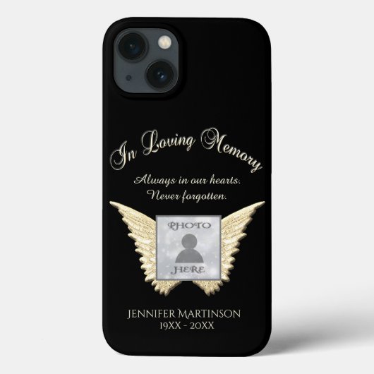 In Love Memory Foto Angel WIngs Case-Mate iPhon iPhone Hülle (Rückseite)