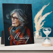 "In Love Memory" Foto Beerdigung Gedenkstätte Fotoplatte (Seite)