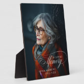 "In Love Memory" Foto Beerdigung Gedenkstätte Fotoplatte (Seite)