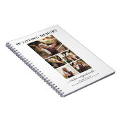 In Love Memory Foto Beerdigung Memorial Gast Notizblock (Rechte Seite)