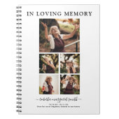 In Love Memory Foto Beerdigung Memorial Gast Notizblock (Vorderseite)