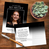 In Love Memory Foto Beerdigung/Memorial Vielen Dan Postkarte