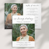 In Love Memory Foto Beerdigung Ordnung des Dienste Programm