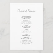 In Love Memory Foto Beerdigung Ordnung des Dienste Programm (Rückseite)