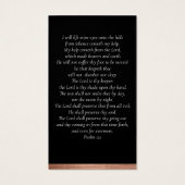 In Love Memory Foto Beerdigungskarte (Rückseite)