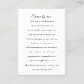 In Love Memory Foto Beerdigungskarte Visitenkarte (Rückseite)