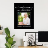 In Love Memory Foto Begrüßung willkommen Poster (Heimbüro)