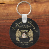 In Love Memory Foto behalten Schlüsselanhänger (Vorderseite)