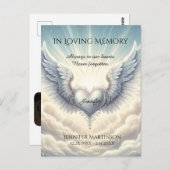 In Love Memory Foto Card Postkarte (Vorne/Hinten)