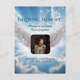 In Love Memory Foto Card Postkarte