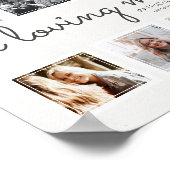 In Love Memory Foto Collage Achtung Tribut Poster (Ecke)