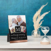 In Love Memory Foto Collage Beerdigung Memorial Fotoplatte (Seite)