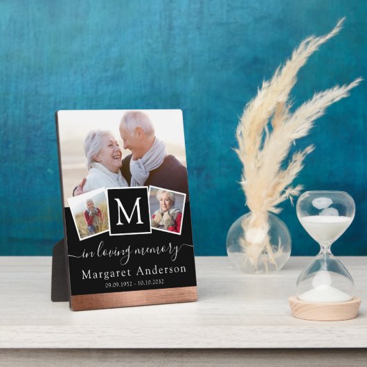 In Love Memory Foto Collage Beerdigung Memorial Fotoplatte (Seite)