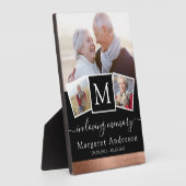 In Love Memory Foto Collage Beerdigung Memorial Fotoplatte (Seite)