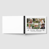 In Love Memory Foto Collage Begräbnis Gästebuch (Voll)