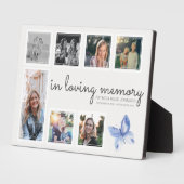 In Love Memory Foto Collage Butterfly Keepake Fotoplatte (Seite)