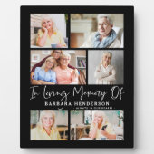 In Love Memory Foto Collage Fotoplatte (Vorderseite)