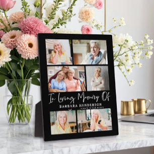 In Love Memory Foto Collage Fotoplatte