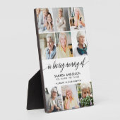 In Love Memory Foto Collage Fotoplatte (Seite)