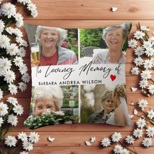 In Love Memory Foto Collage Kissen