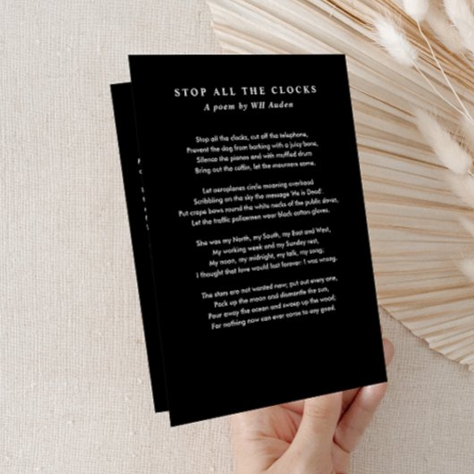 In Love Memory Foto Collage Memorial/Beerdigung Programm